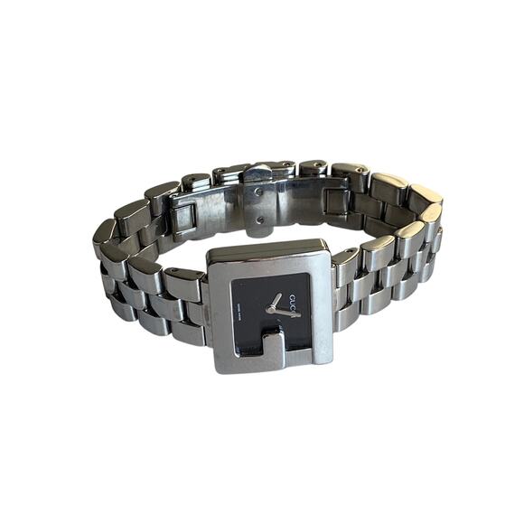 Authentic Gucci Stainless Steel G-Frame Women’s Watch – 23mm - Picture 1 of 13
